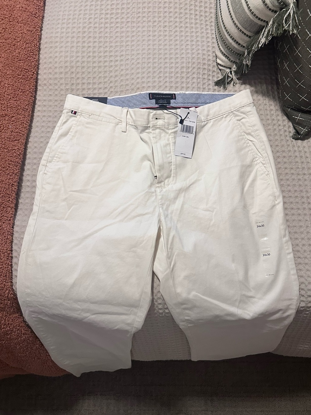 Tommy Hilfiger Off-White Men's Chino Slacks